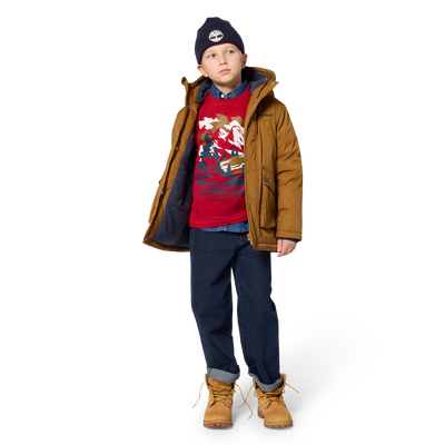 Parka con cappuccio TIMBERLAND RAGAZZO