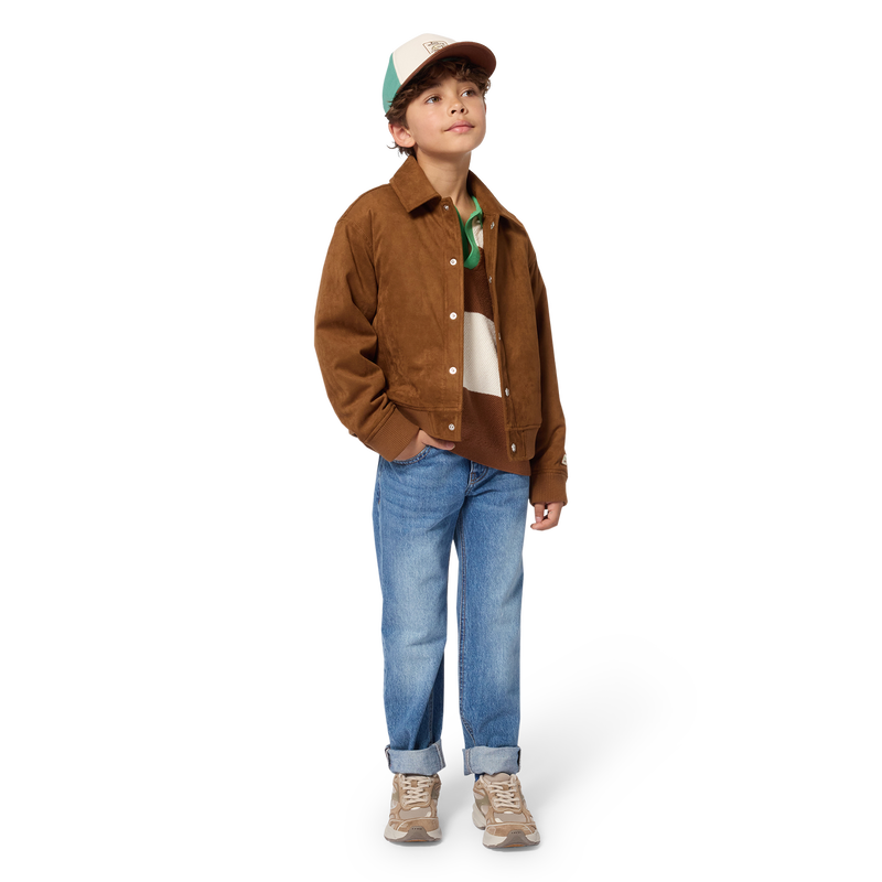 Giacca in scamosciato KIDS AROUND 
                        RAGAZZO