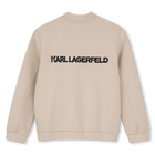Felpa con cappuccio e zip KARL LAGERFELD KIDS 
                    RAGAZZO