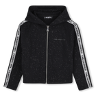 Cardigan con cappuccio KARL LAGERFELD KIDS 
                    BAMBINA