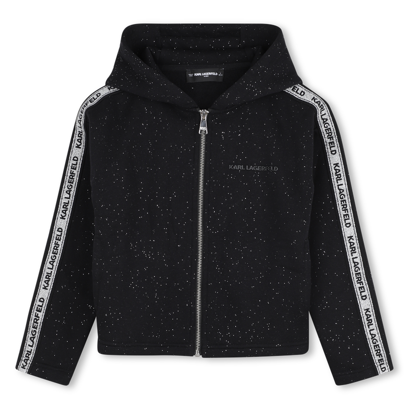 Cardigan con cappuccio KARL LAGERFELD KIDS 
                        BAMBINA