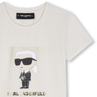 T-shirt a maniche corte KARL LAGERFELD KIDS 
                    BAMBINA