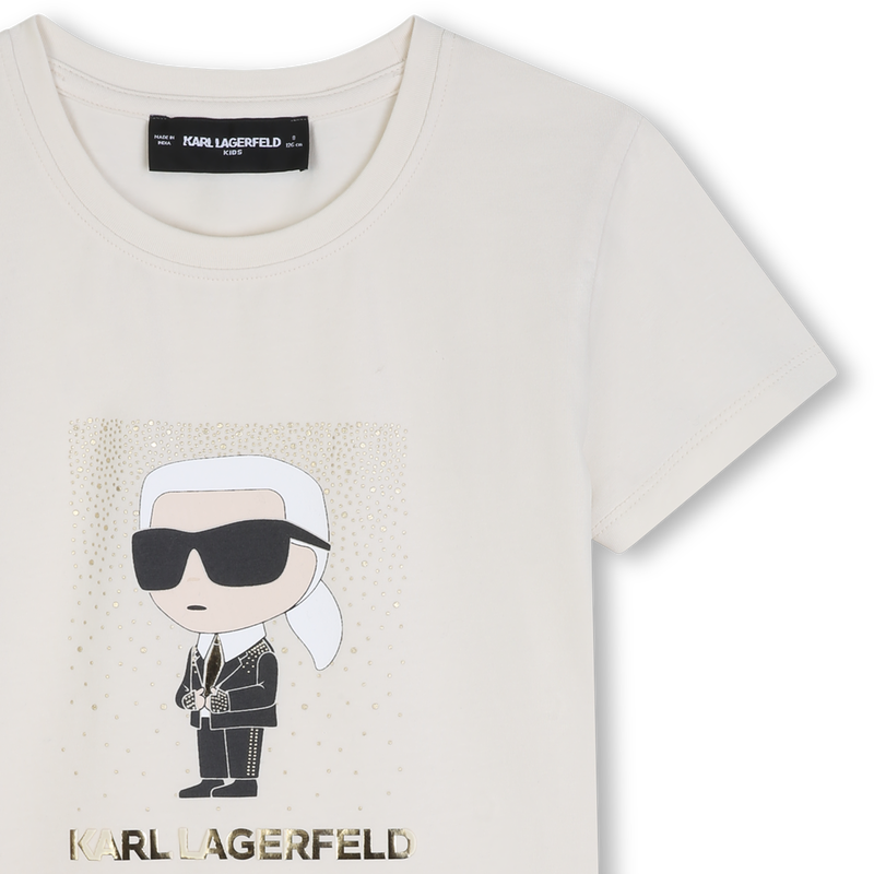 T-shirt a maniche corte KARL LAGERFELD KIDS 
                        BAMBINA