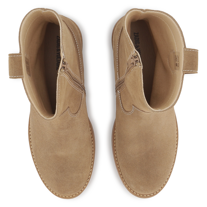 Stivali western in pelle di vacchetta ZADIG & VOLTAIRE 
                        BAMBINA