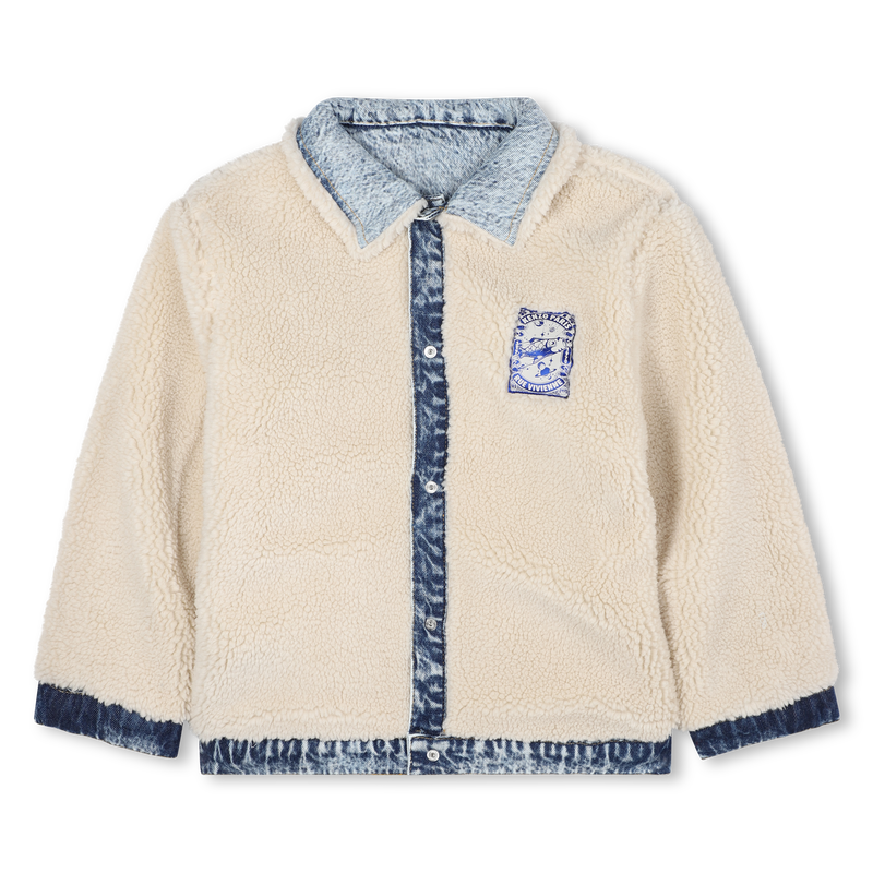 Giacca reversibile con bottoni automatici KENZO KIDS 
                        RAGAZZO