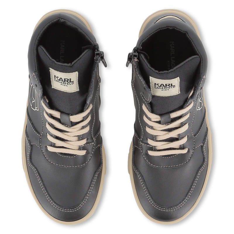 Sneakers alte stringate KARL LAGERFELD KIDS 
                        RAGAZZO