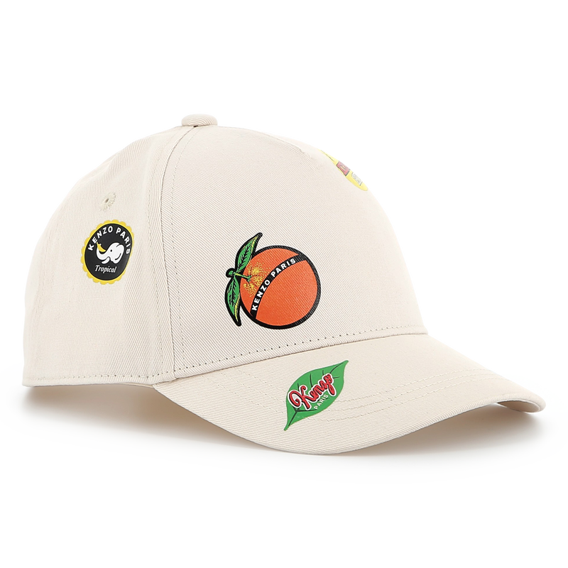 Cappellino stampato in cotone KENZO KIDS 
                        UNISEX