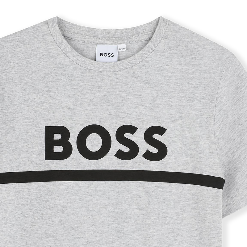 T-SHIRT A MANICHE CORTE BOSS 
                        RAGAZZO