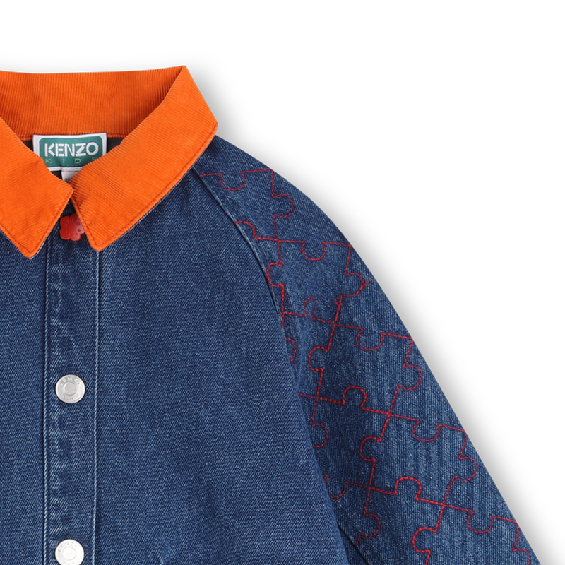 Giacca in denim KENZO KIDS 
                        BAMBINA