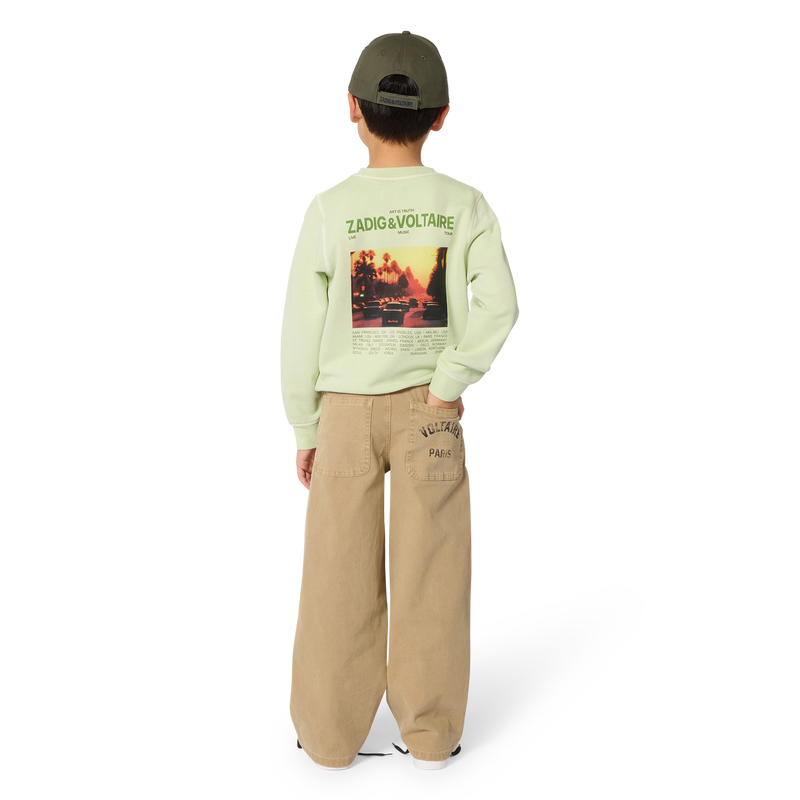 PANTALONI LARGHI ZADIG & VOLTAIRE 
                        RAGAZZO