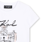 T-shirt a maniche corte KARL LAGERFELD KIDS 
                    BAMBINA
