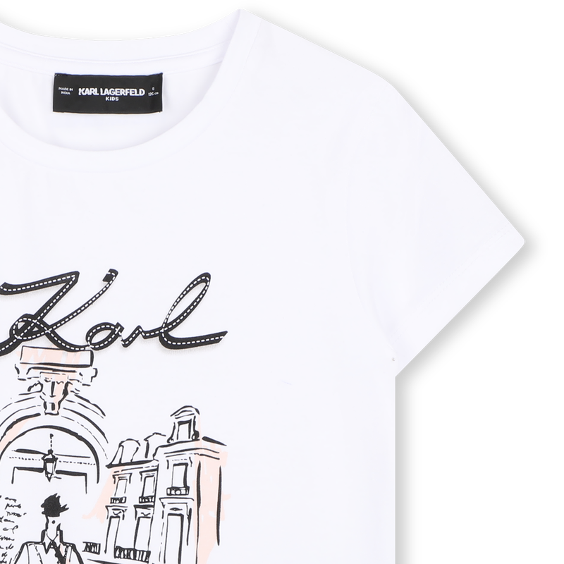 T-shirt a maniche corte KARL LAGERFELD KIDS 
                        BAMBINA