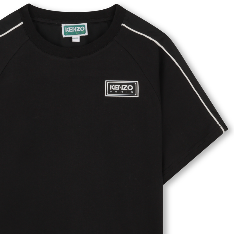 T-SHIRT A MANICHE CORTE KENZO KIDS 
                        RAGAZZO