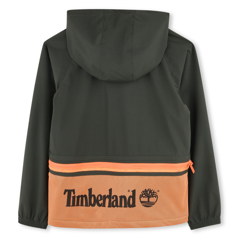 Giacca a vento zip e cappuccio TIMBERLAND 
                        RAGAZZO