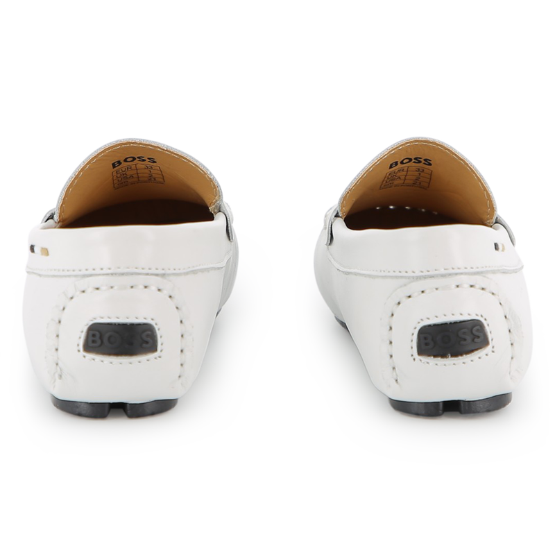 MOCASSINI IN PELLE BOVINA BOSS 
                        RAGAZZO