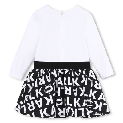 Abito a maniche lunghe KARL LAGERFELD KIDS BAMBINA