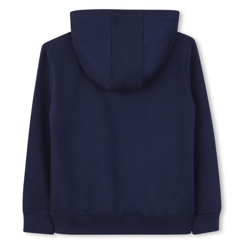 FELPA CON CAPPUCCIO E ZIP HUGO 
                        RAGAZZO