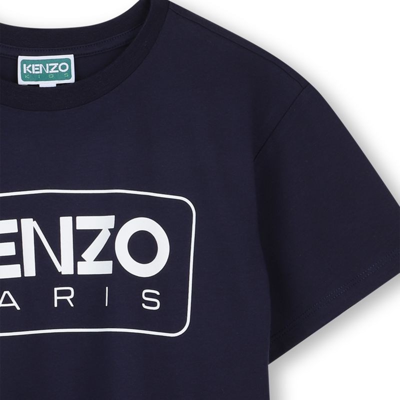 Vestito con stampa e volant KENZO KIDS 
                        BAMBINA