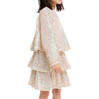 Vestito con volant e pailettes BILLIEBLUSH 
                    BAMBINA