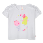 T-shirt cotone maniche corte BILLIEBLUSH 
                    BAMBINA