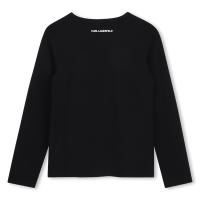 Maglietta a maniche lunghe KARL LAGERFELD KIDS BAMBINA