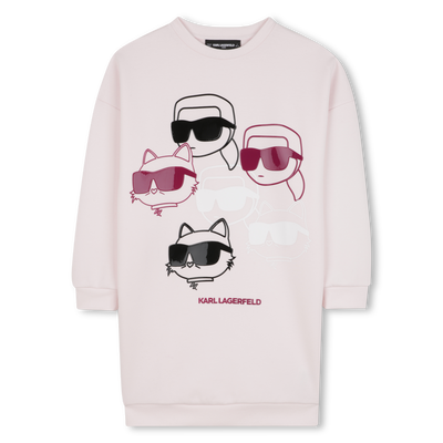 Abito a maniche lunghe KARL LAGERFELD KIDS BAMBINA
