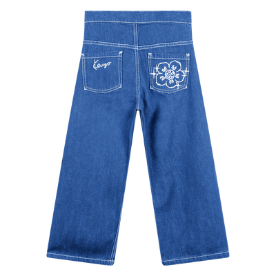 Pantaloni in denim KENZO KIDS BAMBINA