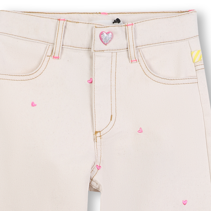 Pantalone in cotone con cuori BILLIEBLUSH 
                        BAMBINA