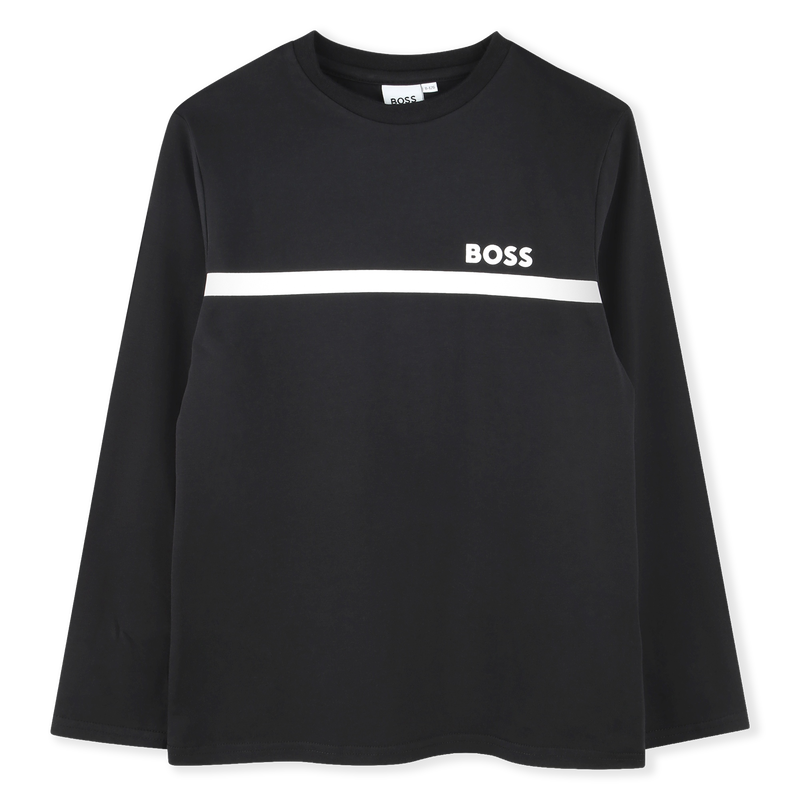 T-SHIRT A MANICHE LUNGHE BOSS 
                        RAGAZZO