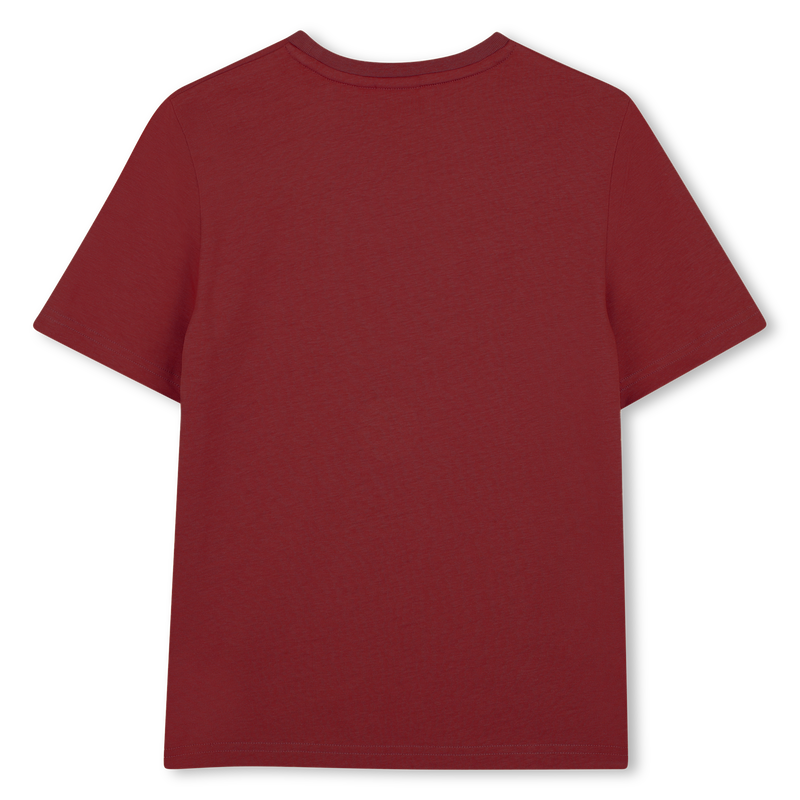 T-SHIRT A MANICHE CORTE BOSS 
                        RAGAZZO