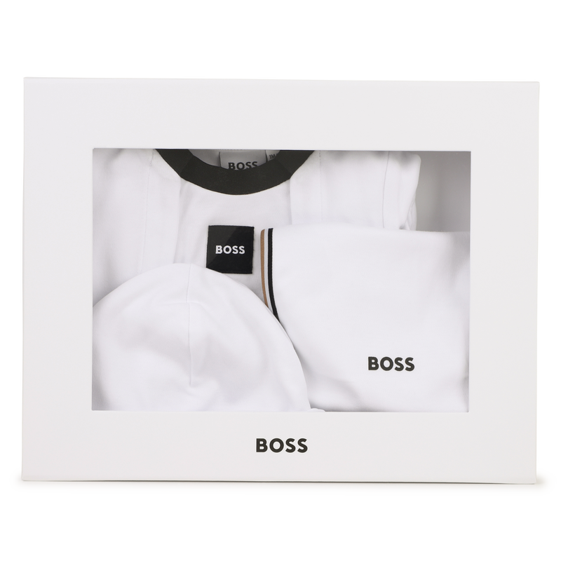 Set pigiama, berretto e bavaglino BOSS 
                        RAGAZZO