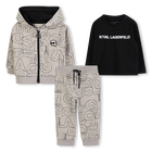 Set da tre pezzi KARL LAGERFELD KIDS 
                    RAGAZZO