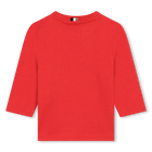 T-shirt cotone logo verticale BOSS 
                    RAGAZZO