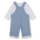 Completo salopette e t-shirt GIVENCHY 
                    BAMBINO
