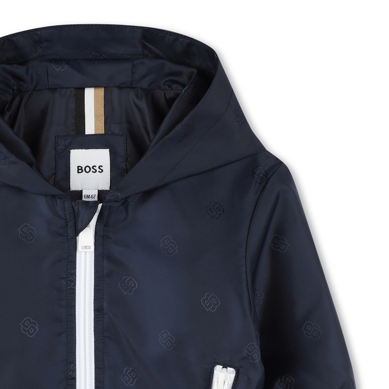 Giacca a vento con cappuccio BOSS 
                        RAGAZZO