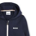 Cardigan sportivo cappuccio BOSS 
                    RAGAZZO