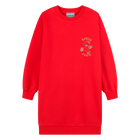 Abito dritto con ricamo KENZO KIDS 
                    BAMBINA