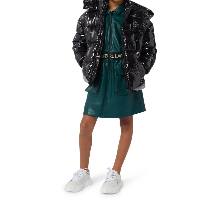 Berretto a maglia e paillettes KARL LAGERFELD KIDS 
                        BAMBINA