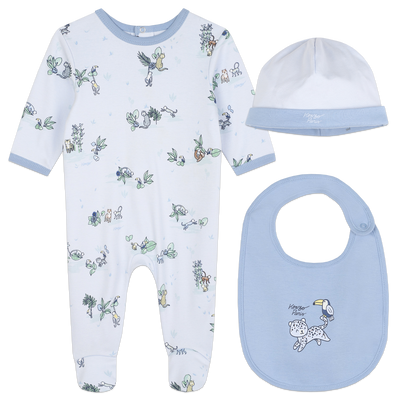 Pajamas, Bib & Hat KENZO KIDS RAGAZZO