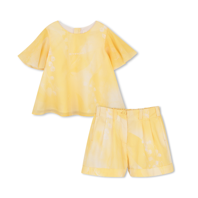 SET T-SHIRT E PANTALONCINI GIVENCHY 
                        BAMBINA