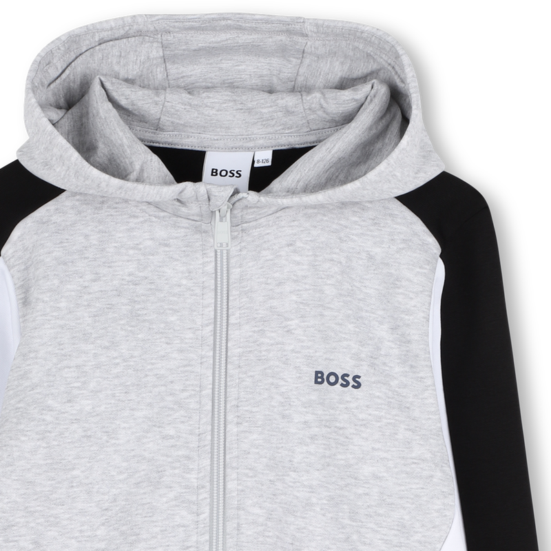 Cardigan con cappuccio BOSS 
                        RAGAZZO