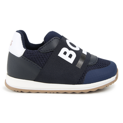 Sneakers elastico bimateriale BOSS RAGAZZO