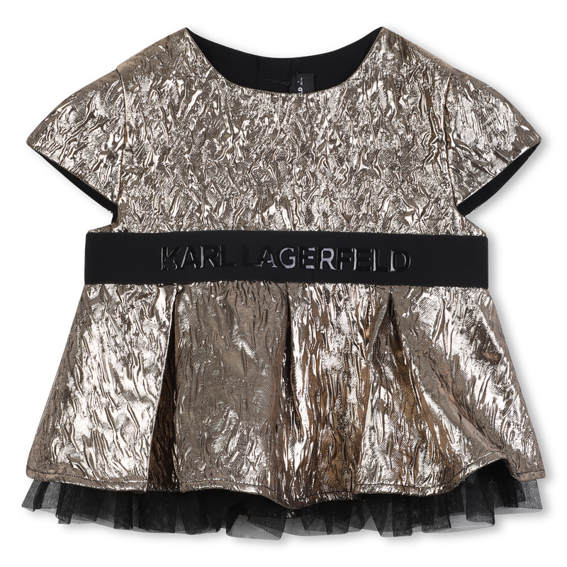 Top a maniche corte KARL LAGERFELD KIDS 
                        BAMBINA