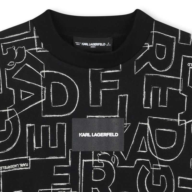 Felpa in pile KARL LAGERFELD KIDS 
                        RAGAZZO