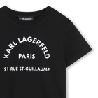 T-shirt stampata KARL LAGERFELD KIDS 
                    RAGAZZO