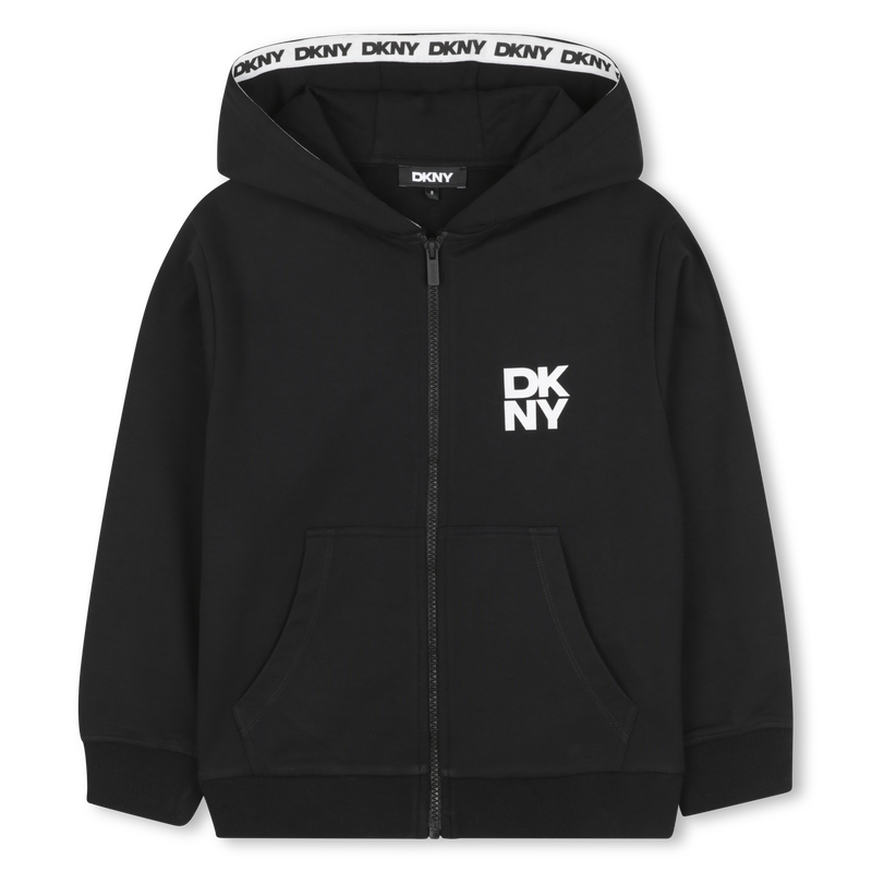 Cardigan con cappuccio DKNY 
                        RAGAZZO