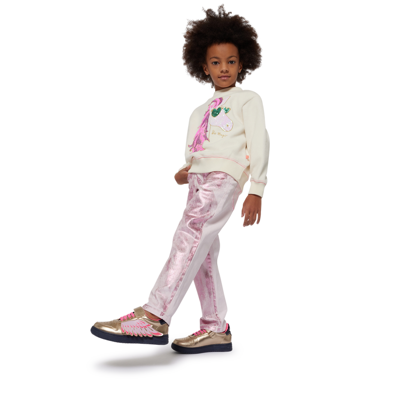 Sneakers con lacci e velcro BILLIEBLUSH 
                        BAMBINA