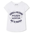 T-shirt con colletto tunisino ZADIG & VOLTAIRE 
                    BAMBINA