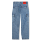 Pantaloni in denim HUGO 
                    RAGAZZO