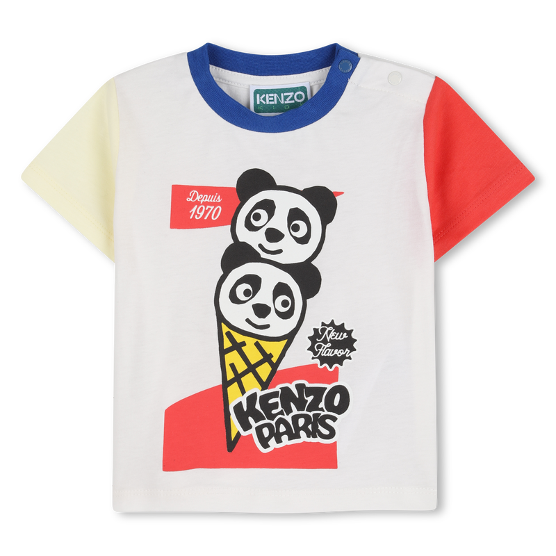 T-SHIRT A MANICHE CORTE KENZO KIDS 
                        RAGAZZO